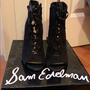 Sam Edelman black suede yvie shoes size 6.5